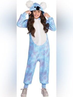 BRAND NEW girl youth koala zipster onesie halloween jumper size S 4-6